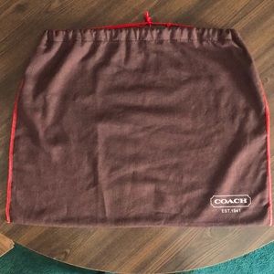 Coach dust bag